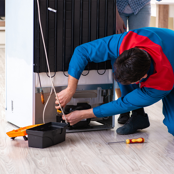 how much do you charge for refrigerator repair services in Temple GA